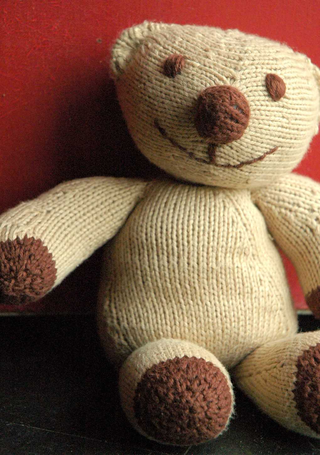 Free paddington bear toy knitting pattern