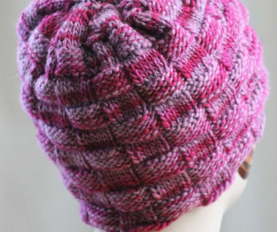 Basket weave scarf knitting pattern