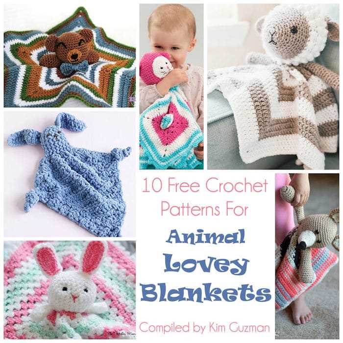 Free knitting patterns for baby blankets with animals