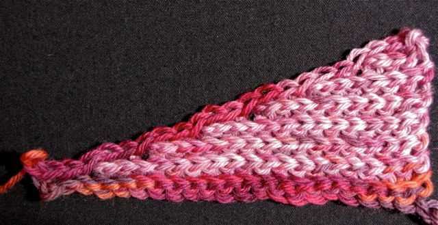 Slip stitch scarf knitting pattern
