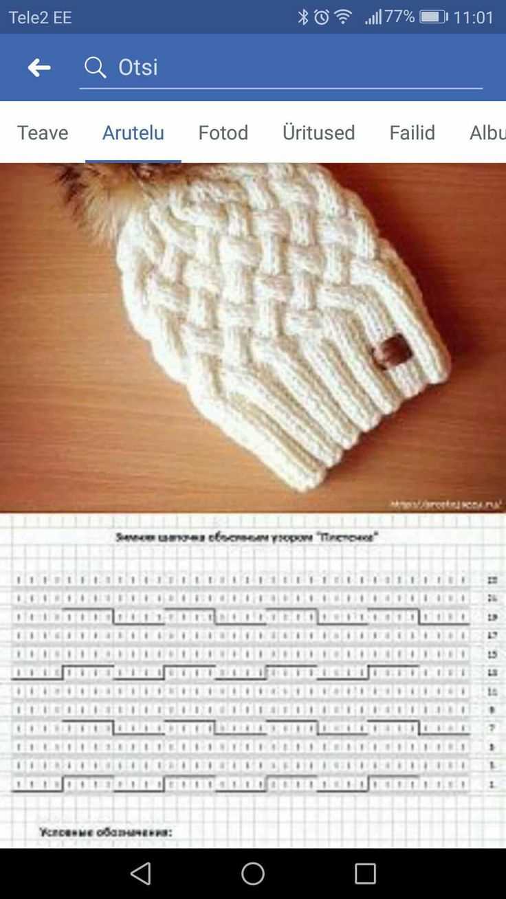 Lace knit hat pattern free