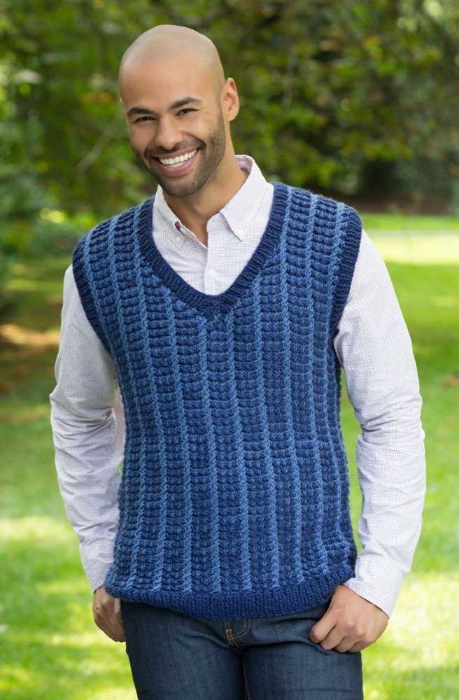 Men's knitted vests patterns free