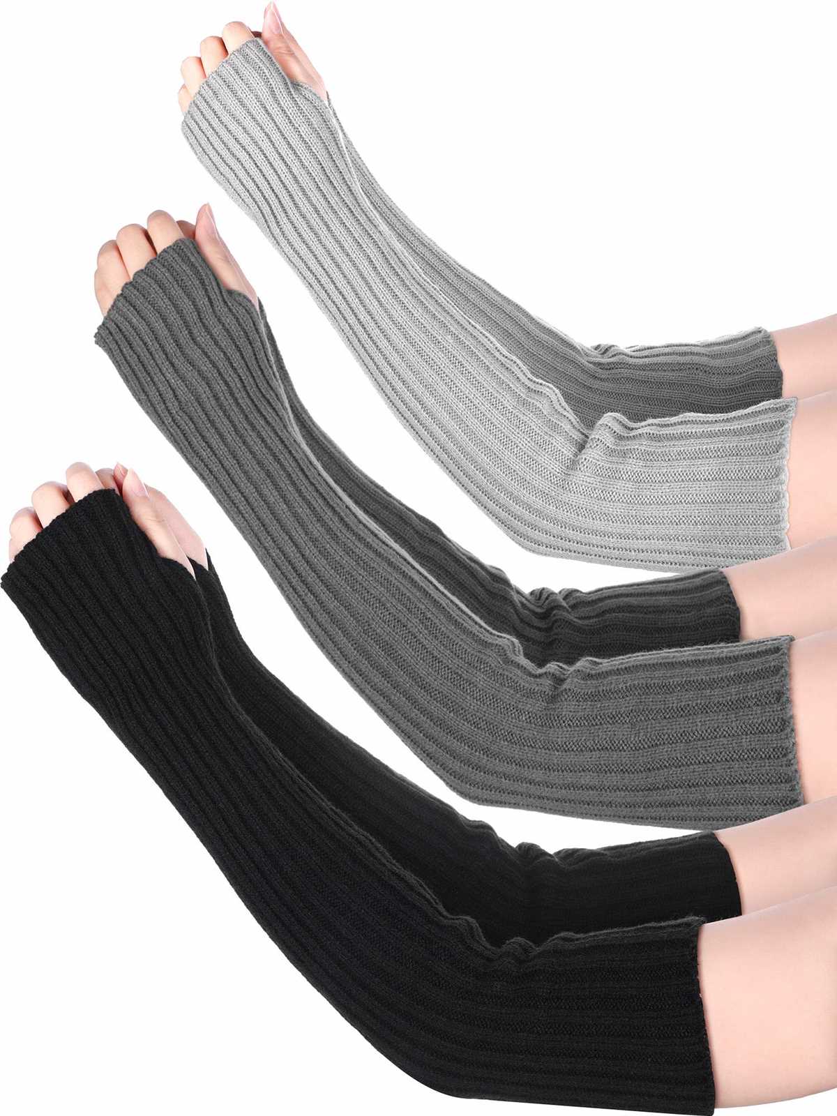 Long arm warmers knitting pattern