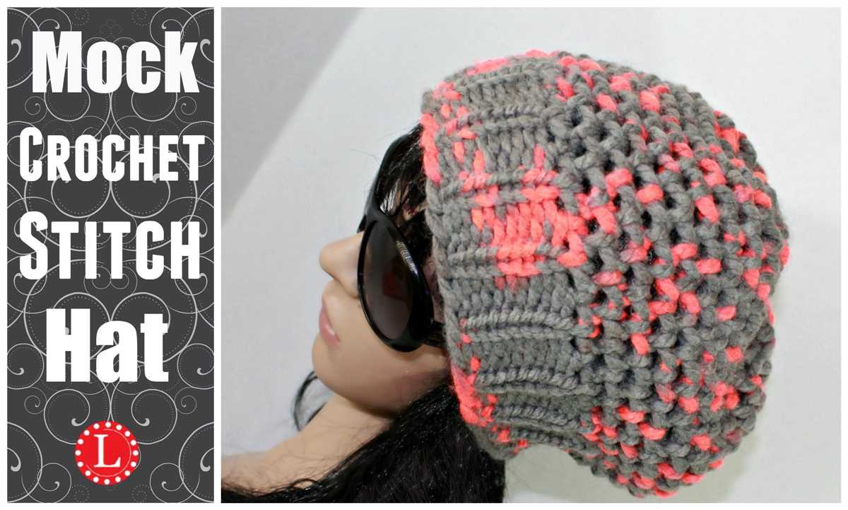 Knitting in the round hat pattern