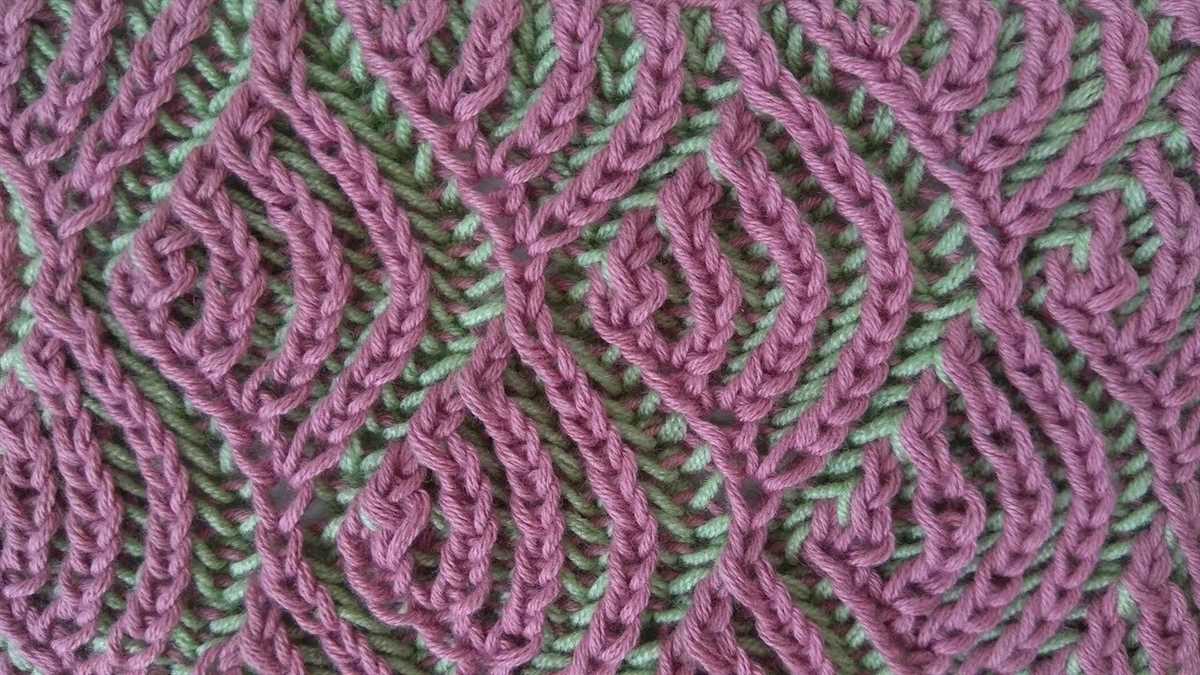 Two color brioche knitting patterns
