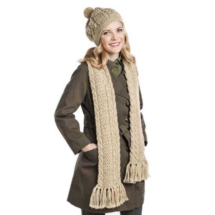 Hat and scarf knitting pattern