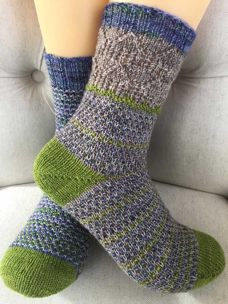Sock knitting pattern circular needles