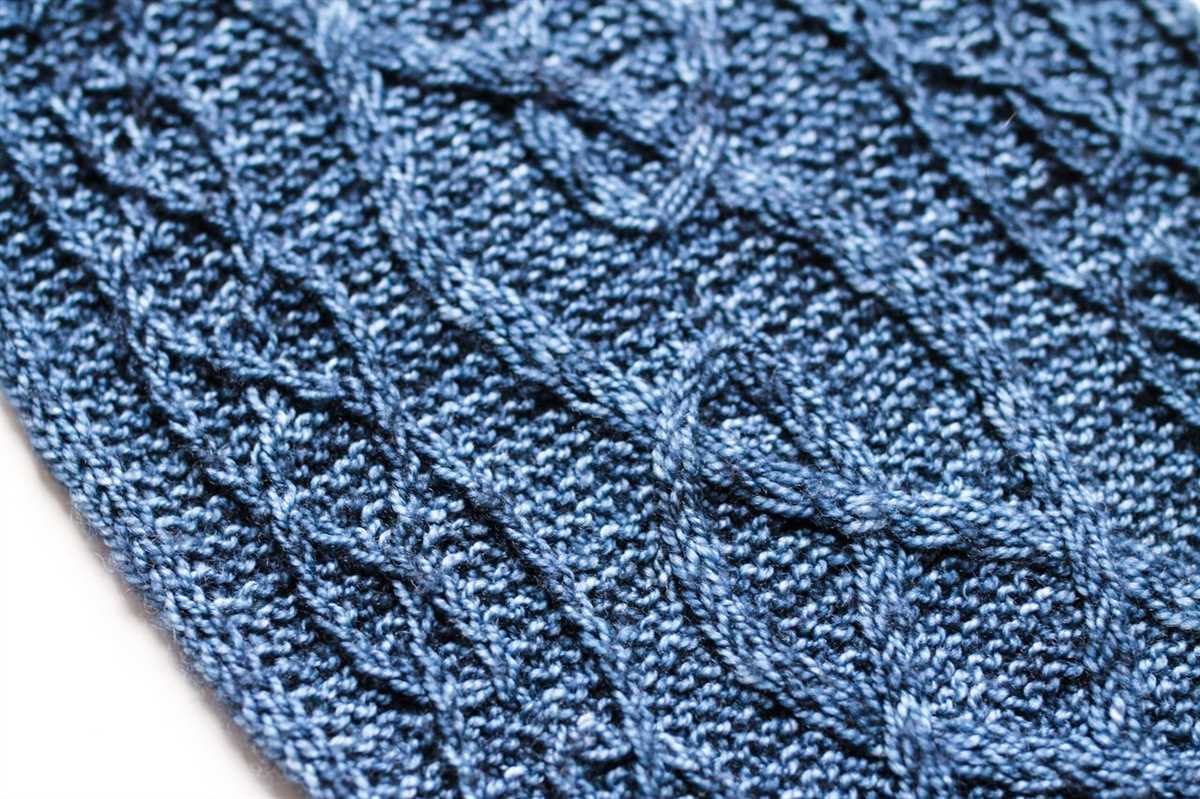 Knitting cable pattern