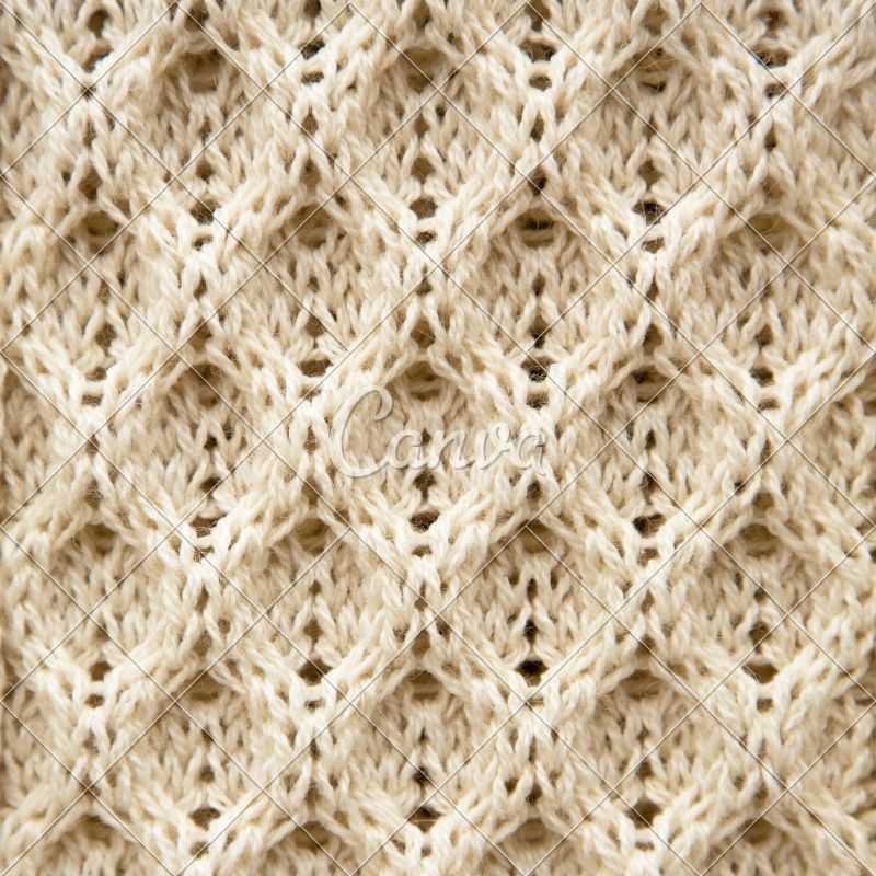 Textured knit blanket pattern