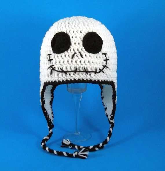 Jack skellington knit hat pattern