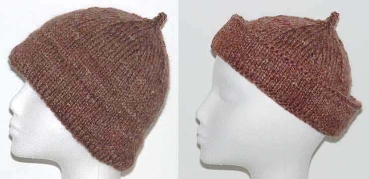 Slouch hat knitting pattern circular needles