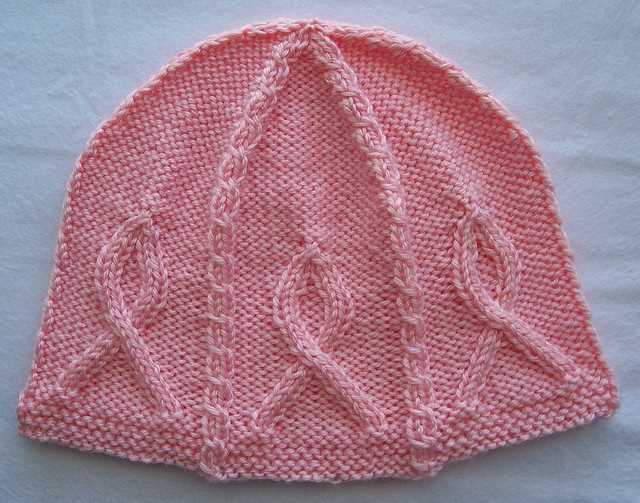 Knitted cancer cap pattern