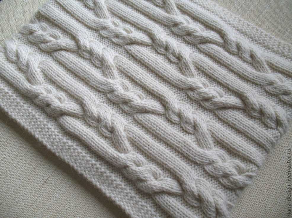 Aran snood knitting pattern free
