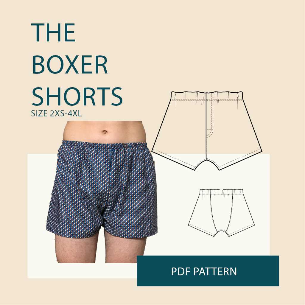 Knitted boxer shorts pattern