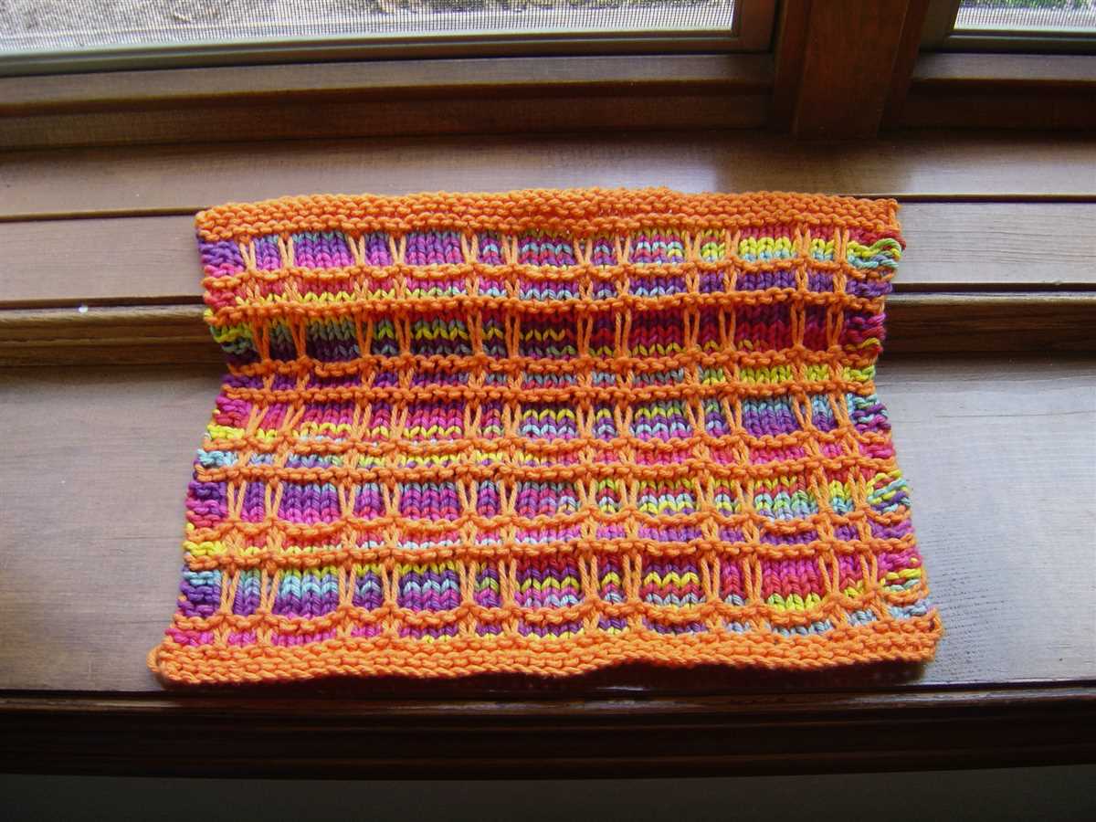 Free knitting pattern for prayer cloth