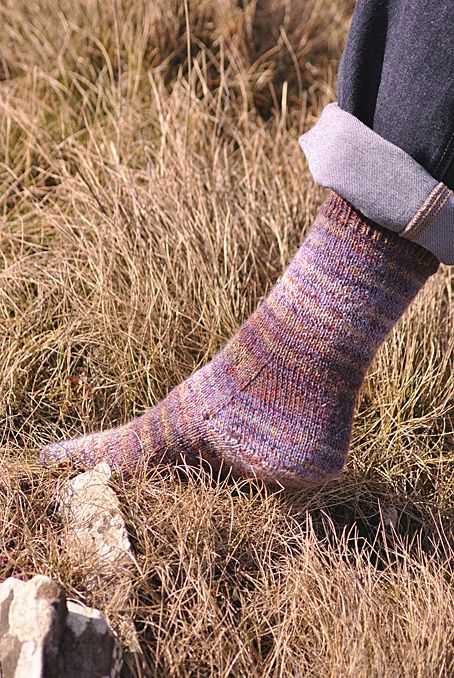 Knitting squirrel sock pattern