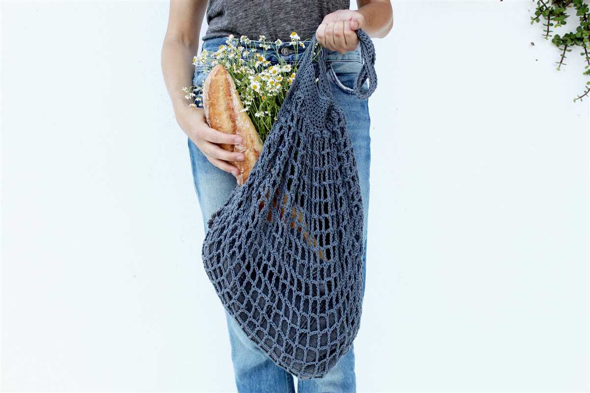 French market bag knitting pattern