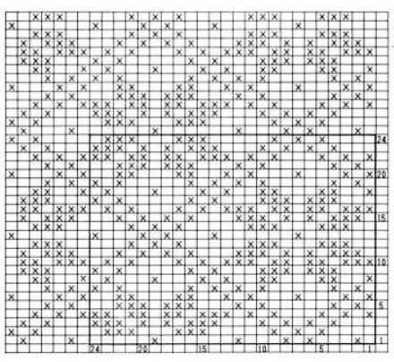Nordic star knitting pattern