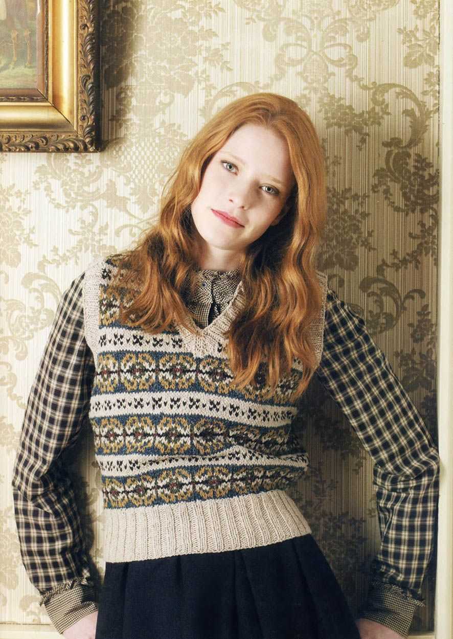 Vintage vest knitting pattern