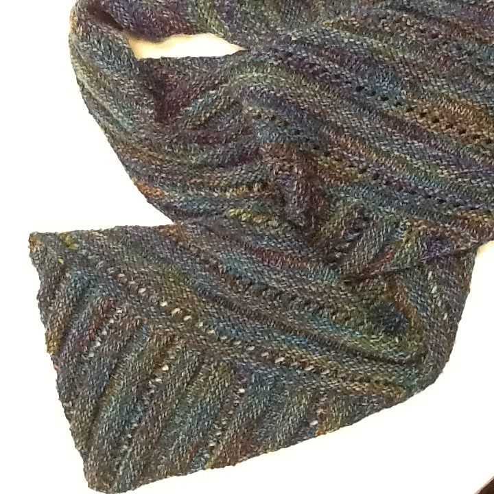 Bias knit scarf pattern free