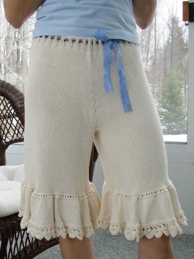 Knitted pants pattern for adults