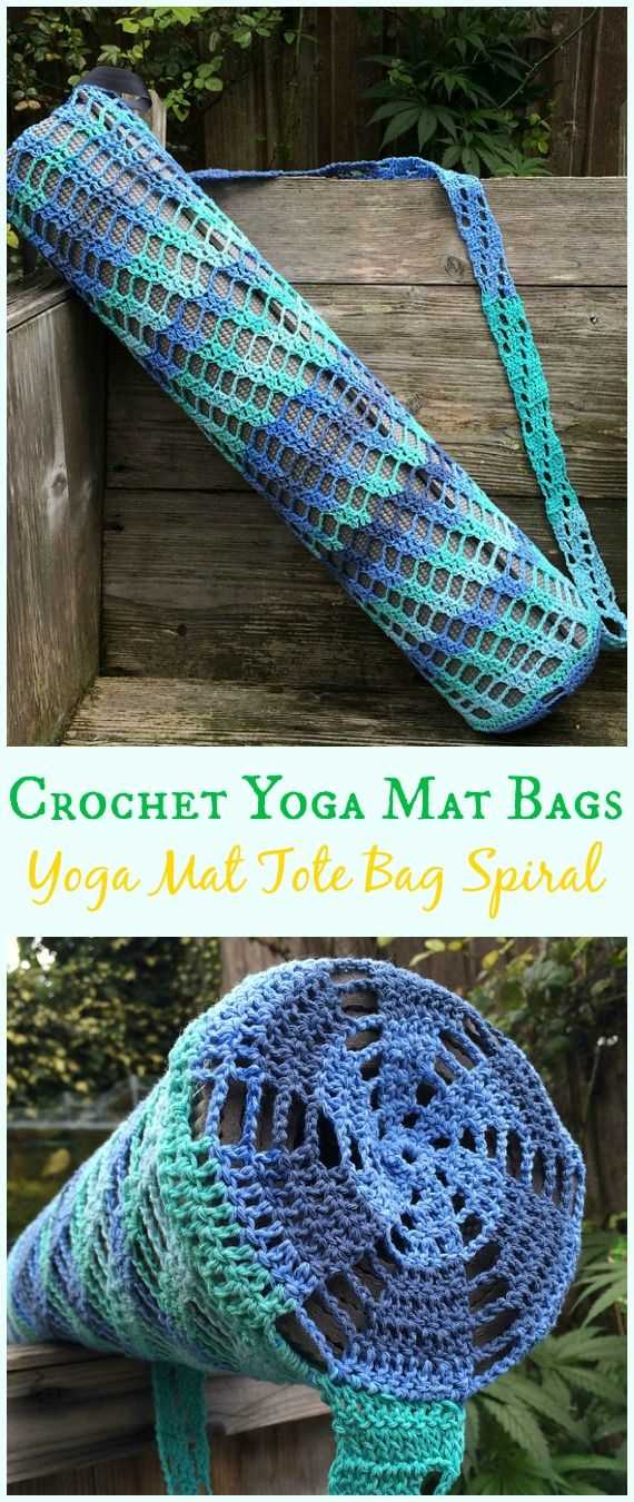 Knitting pattern for yoga mat bag
