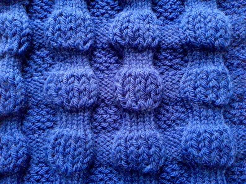 Bubble sleeve cardigan knitting pattern
