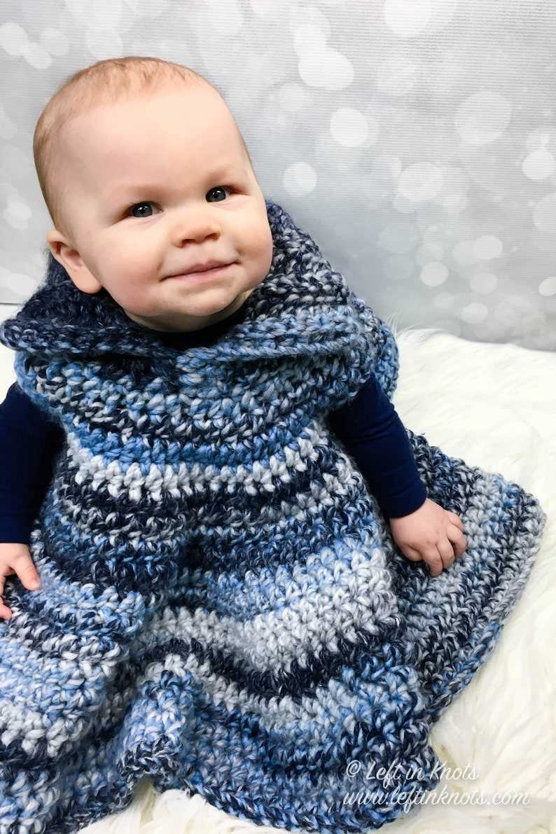 Car seat poncho knitting pattern