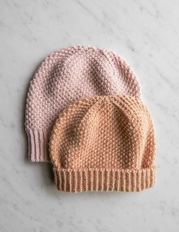 Knit and purl hat patterns