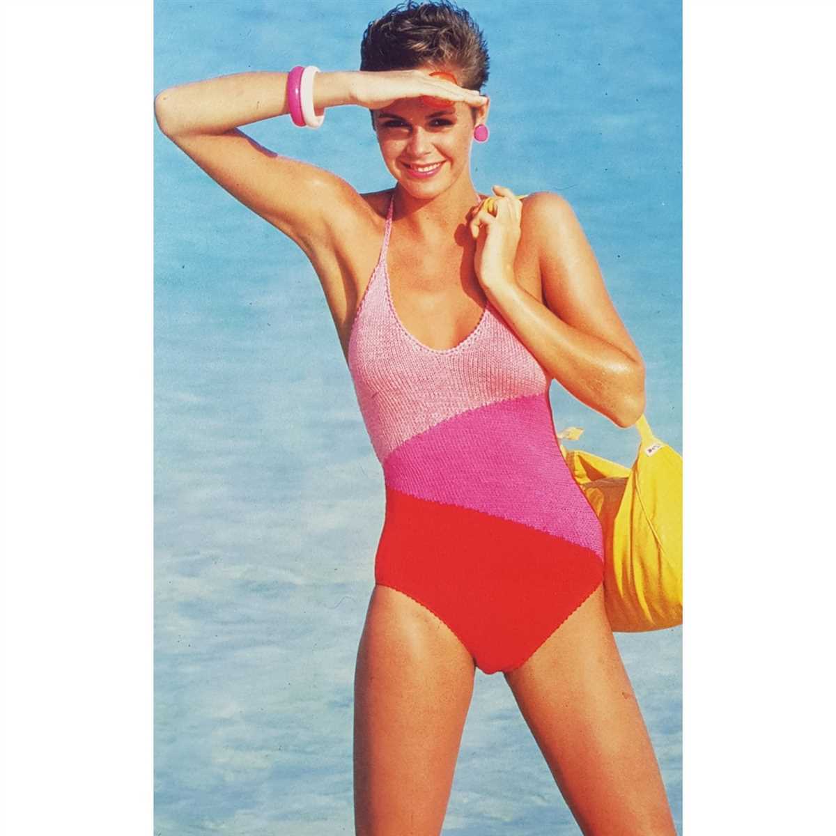 Knitted swimsuit pattern