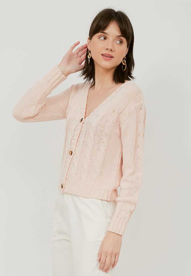 Ladies cropped cardigan knitting pattern