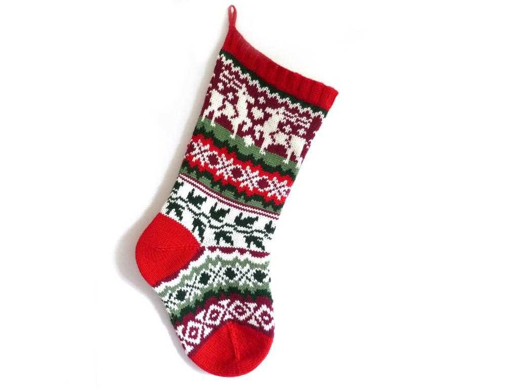 1945 knit christmas stocking pattern