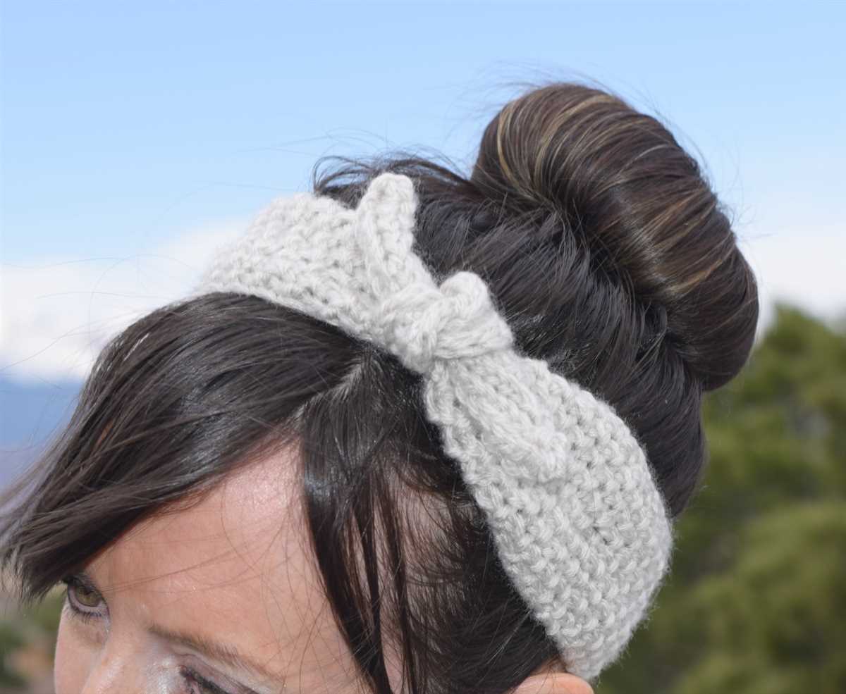 Summer headband knitting pattern