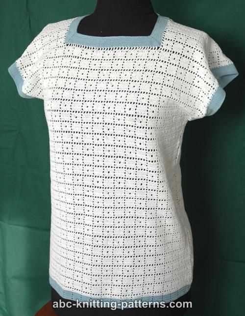 Knitting patterns for ladies summer tops