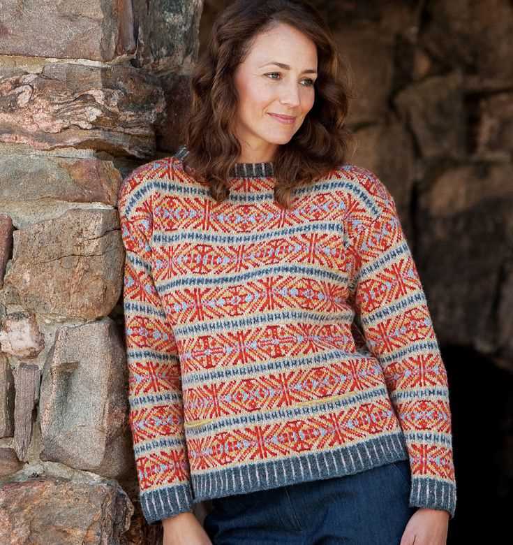 Fair isle dress knitting patterns