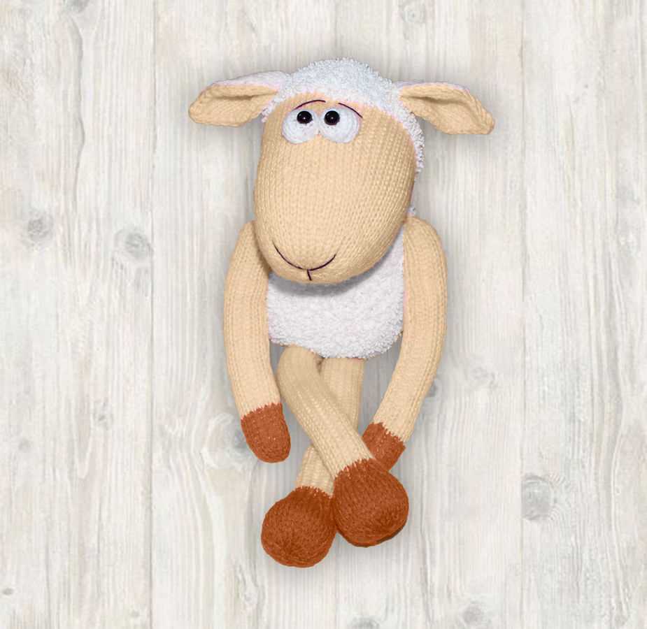 Knit sheep pattern