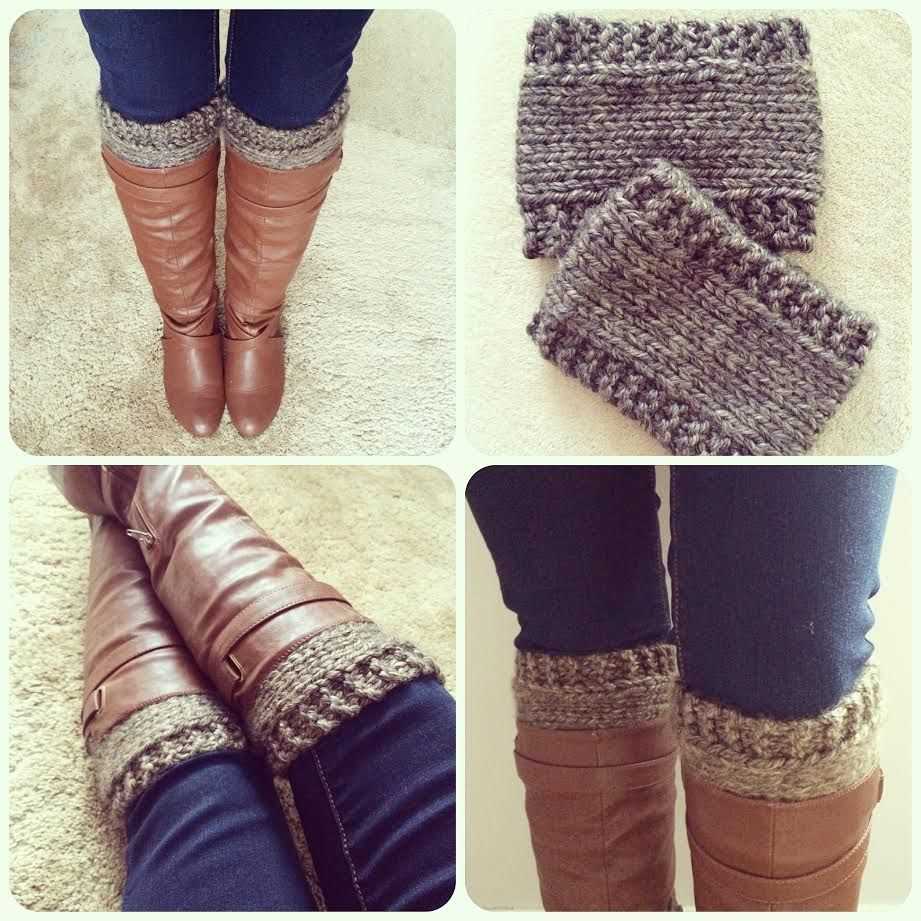 Free boot cuff knitting patterns