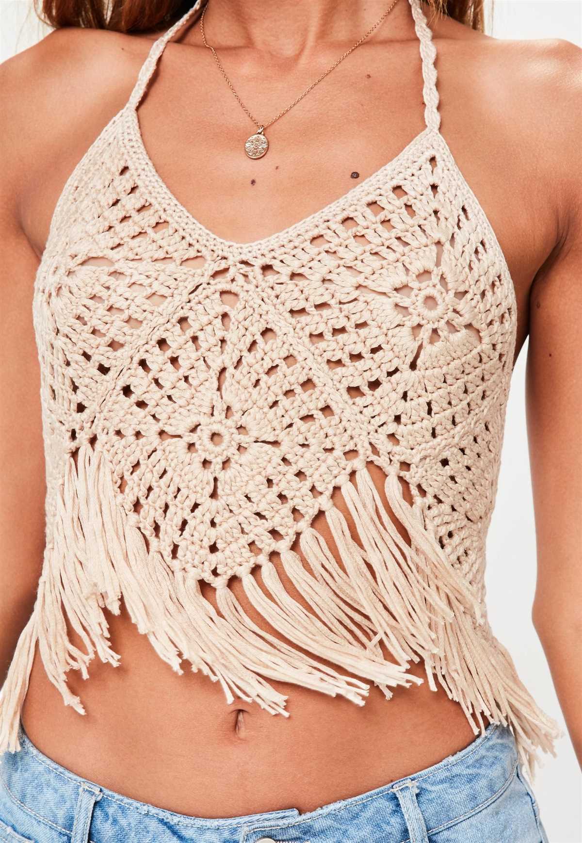 Easy crop top knitting pattern