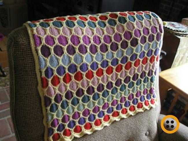 Stroller blanket knitting pattern