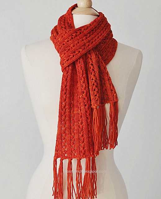 Free knit scarf pattern