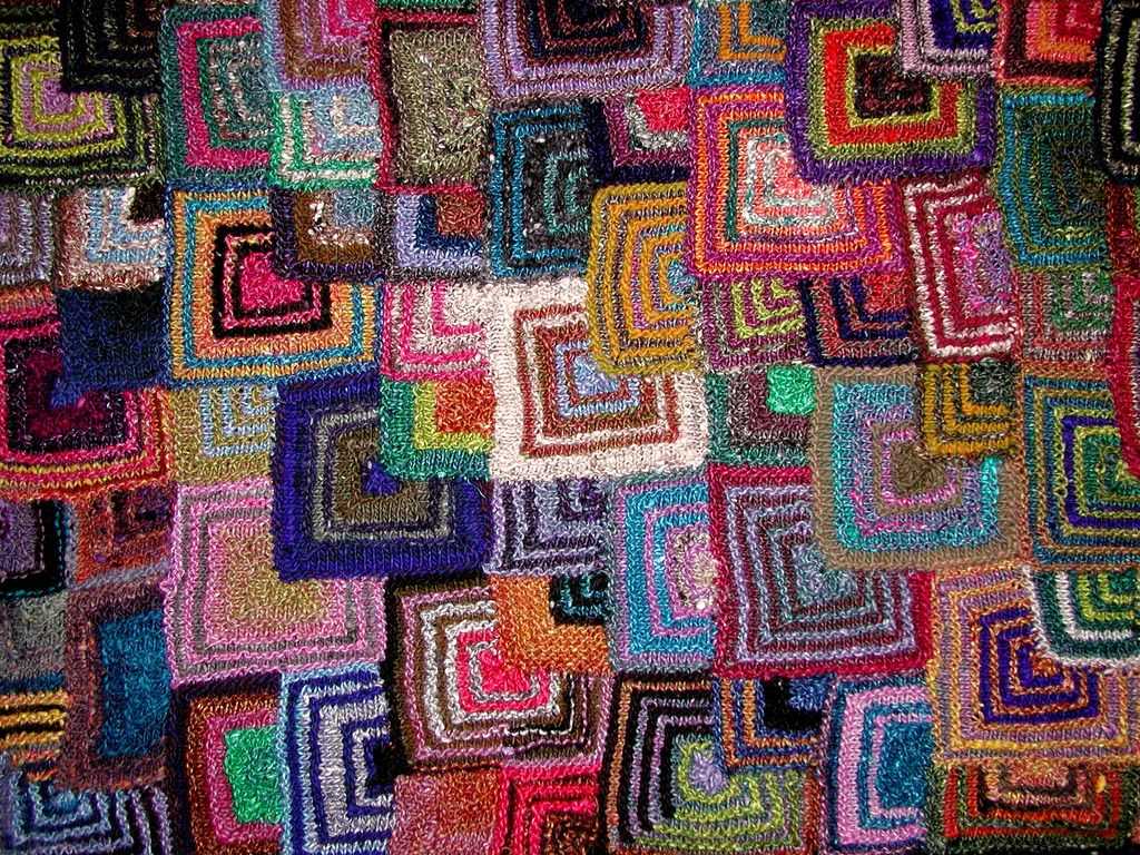 Knitting blanket patterns squares