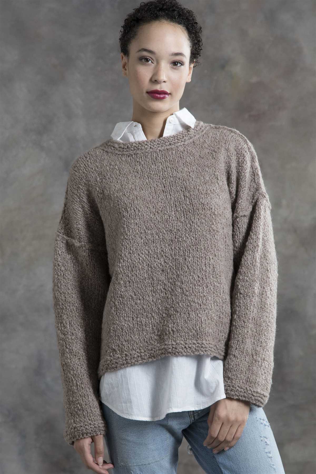 Bulky yarn sweater knitting patterns