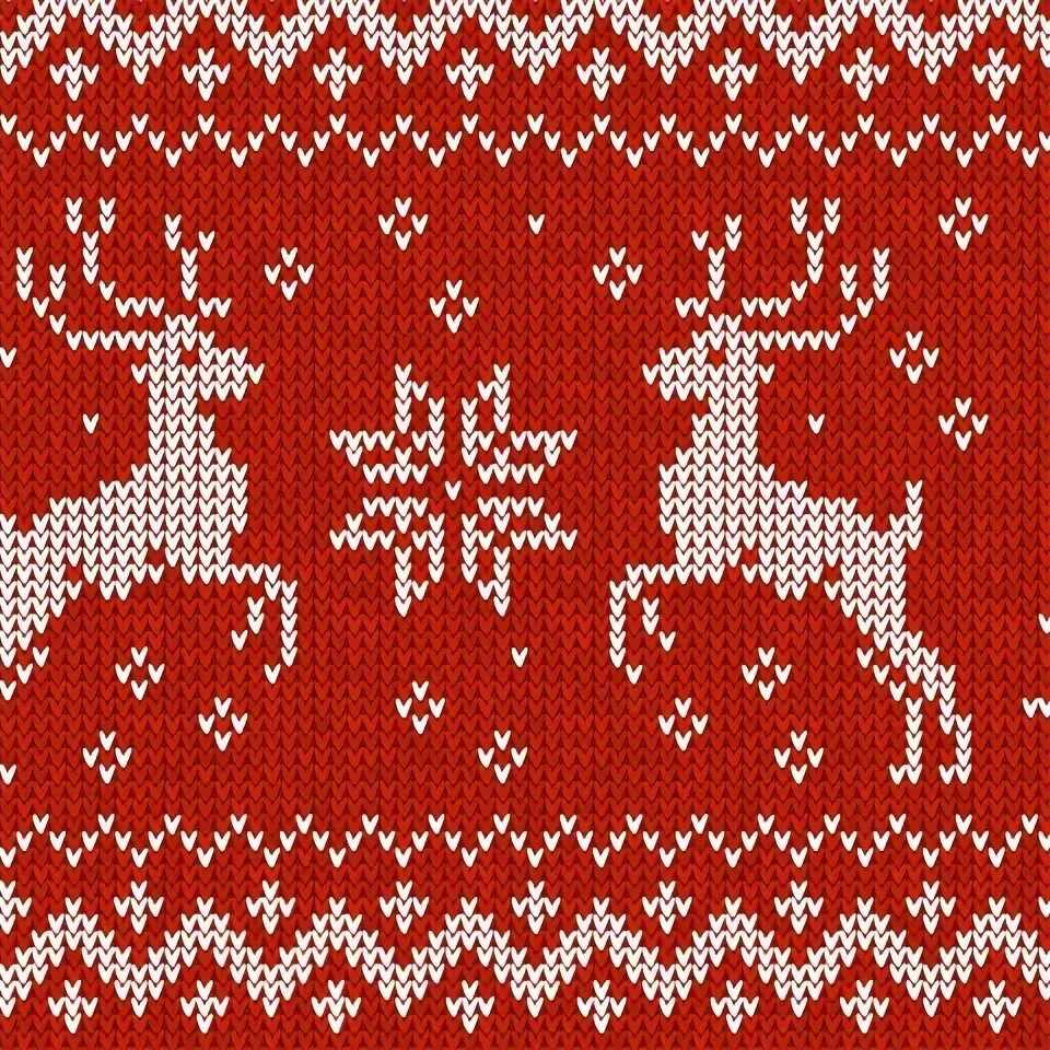 Knit ornament pattern