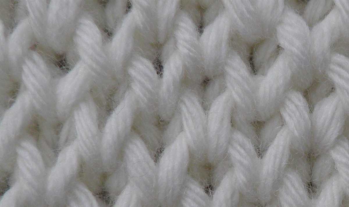 Honeycomb knit pattern