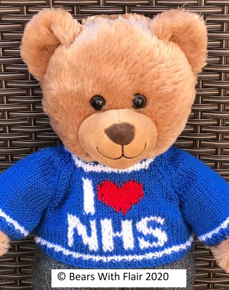 Teddy bear sweater knitting pattern free
