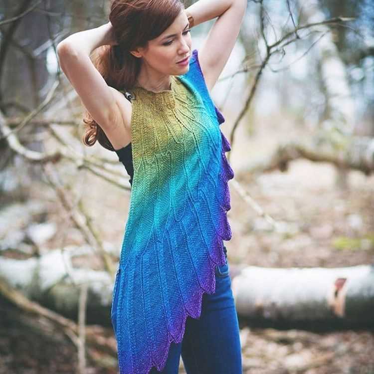 Free wingspan shawl knitting pattern