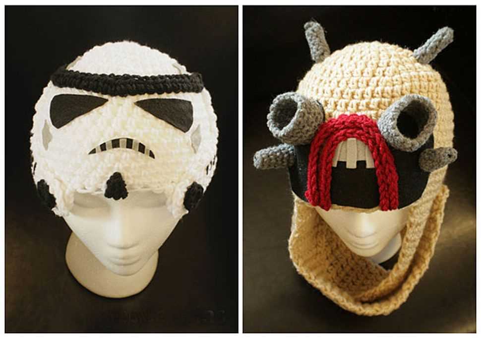 Boba fett knit hat pattern