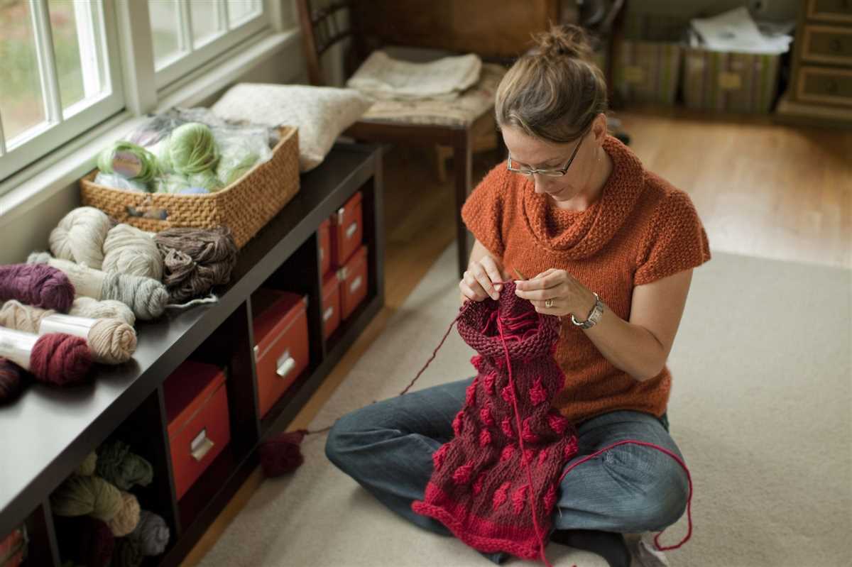 Yarn knitting patterns
