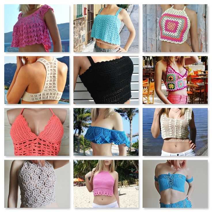 Free knit crop top pattern