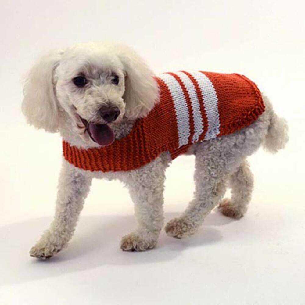 Dog sweater pattern knit